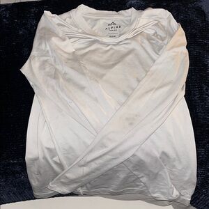 Alpine Cream Fitted Long Sleeve Tee